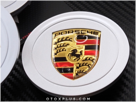 Porsche Logo Amblem Jant Göbeği Göbek Kapak Seti