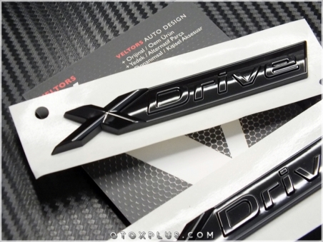 BMW xDrive Logo X Drive Yan Logo Amblem Seti