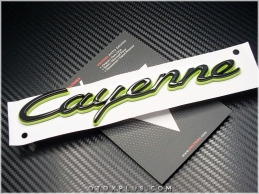 Porsche Cayenne Bagaj Yazı Cayenne Logo Amblem