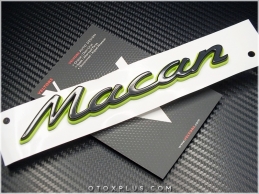 Porsche Macan Bagaj Yazı Macan Logo Amblem