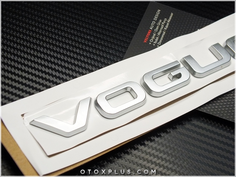 Range Rover Gri VOGUE SE Logo Amblem