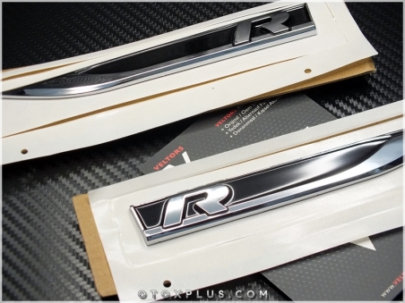 VW R Line R Yan Çamurluk Logo Amblem Seti