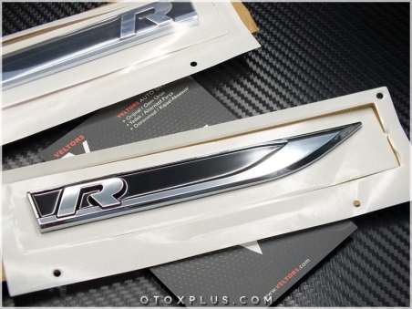 VW R Line R Yan Çamurluk Logo Amblem Seti