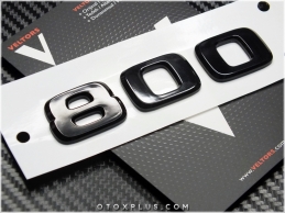 Mercedes 800 BRABUS Bagaj Yazı BRABUS Logo Amblem
