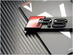 Audi A8 Black / Siyah RS8 Ön Izgara Logo Amblem Seti