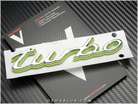 Porsche Turbo Bagaj Yazı Turbo Logo Amblem