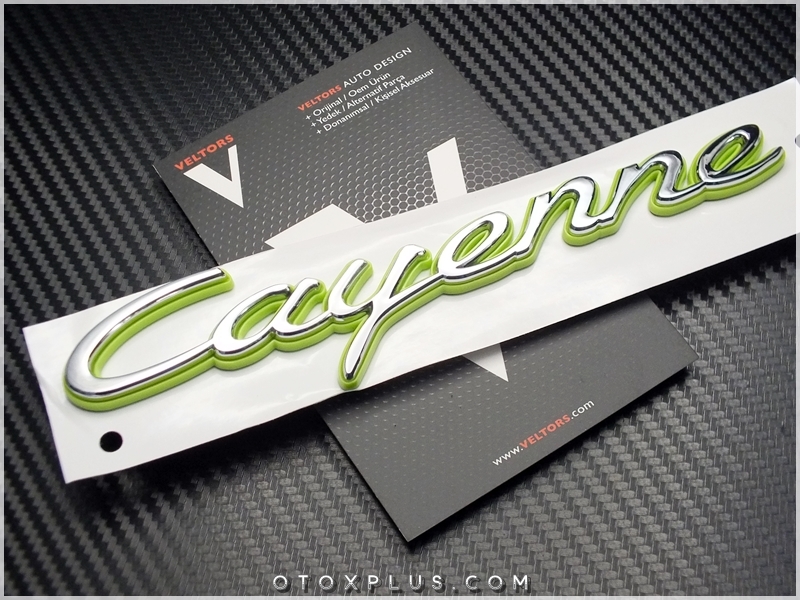 Porsche Cayenne Bagaj Yazı Cayenne Logo Amblem Porsche Cayenne Bagaj Yazı Cayenne Logo Amblem
