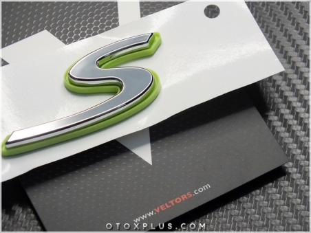 Porsche S Bagaj Yazı S Logo Amblem