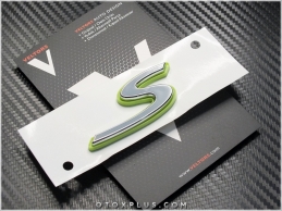 Porsche S Bagaj Yazı S Logo Amblem