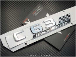 Mercedes C Class C 63 / C63 Black Series Yazı Logo Amblem Seti