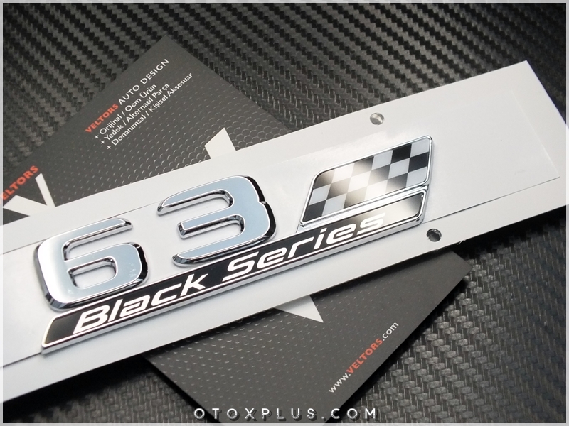 Mercedes C Class C 63 / C63 Black Series Yazı Logo Amblem Seti