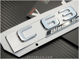 Mercedes C Class C 63 / C63 Black Series Yazı Logo Amblem Seti