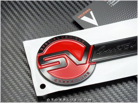 Range Rover Siyah / Black SVR Autobiography Yazı Logo Amblem