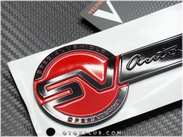 Range Rover Siyah / Black SVR Autobiography Yazı Logo Amblem