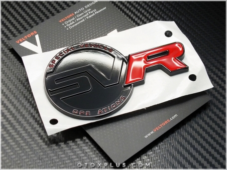 Range Rover Siyah / Black SVR Yazı Logo Amblem