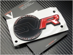 Range Rover Siyah / Black SVR Yazı Logo Amblem