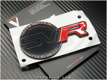 Range Rover Siyah / Black SVR Yazı Logo Amblem