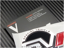 Range Rover SVR Yazı Logo Amblem