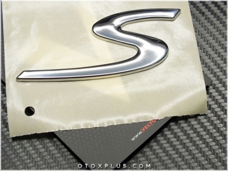 Porsche S Bagaj Yazı Logo Amblem