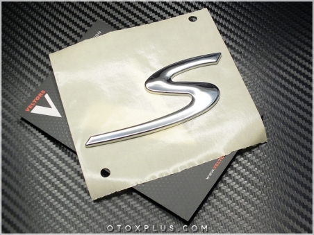 Porsche S Bagaj Yazı Logo Amblem