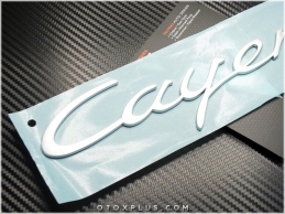 Porsche Gri Cayenne Bagaj Yazı Logo Amblem Porsche Gri Cayenne Bagaj Yazı Logo Amblem