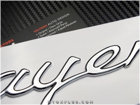 Porsche Cayenne Bagaj Yazı Logo Amblem