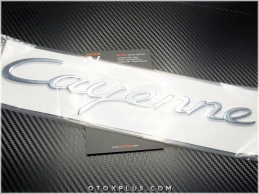 Porsche Cayenne Bagaj Yazı Logo Amblem