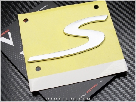 Porsche Gri S Bagaj Yazı Logo Amblem