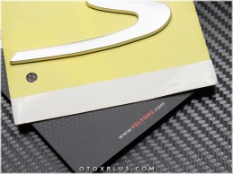 Porsche Gri S Bagaj Yazı Logo Amblem