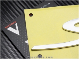 Porsche Gri S Bagaj Yazı Logo Amblem