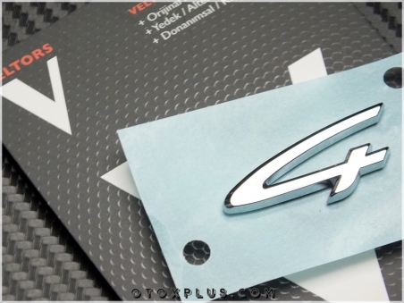 Porsche Taycan 4 Bagaj Yazı Taycan 4 Logo Amblem