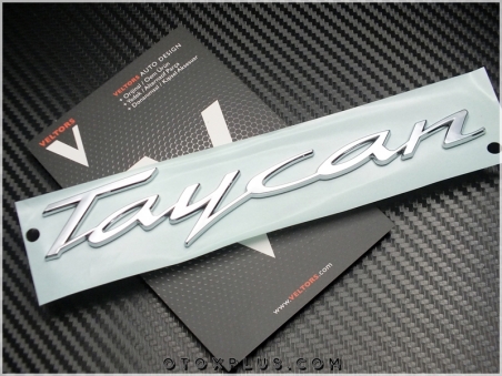 Porsche Taycan Bagaj Yazı Taycan Logo Amblem