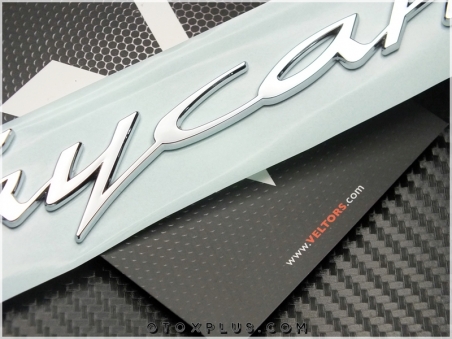 Porsche Taycan Bagaj Yazı Taycan Logo Amblem