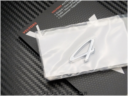 Porsche 4 Bagaj Yazı 4 Logo Amblem