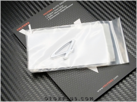 Porsche 4 Bagaj Yazı 4 Logo Amblem