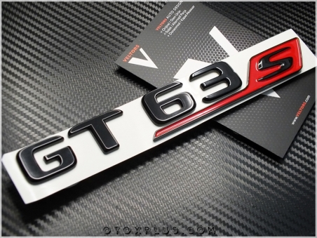Mercedes GT 63 S Bagaj Yazı GT63S Logo Amblem Seti