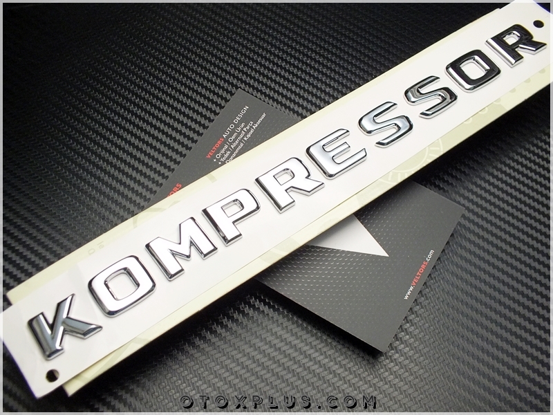 Mercedes Kompressor Bagaj Yazı Logo Amblem Mercedes Kompressor Bagaj Yazı Logo Amblem