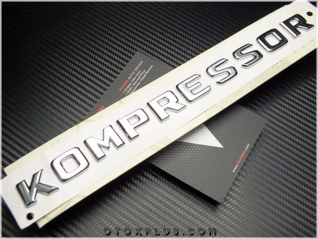 Mercedes Kompressor Bagaj Yazı Logo Amblem