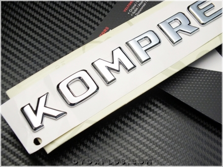 Mercedes Kompressor Bagaj Yazı Logo Amblem