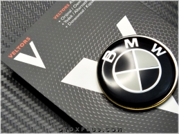 BMW Siyah / Beyaz Direksiyon Logo Amblem