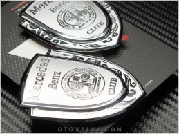 Mercedes AMG Plaket Logo Amblem Seti