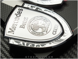Mercedes AMG Plaket Logo Amblem Seti