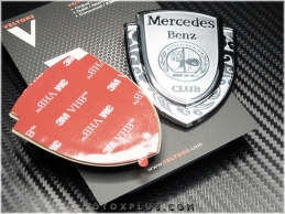 Mercedes AMG Plaket Logo Amblem Seti