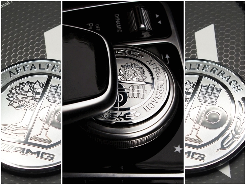 Mercedes AMG Multi Medya iDrive Kontrol Unite Logo Amblem Mercedes AMG Multi Medya iDrive Kontrol Unite Logo Amblem