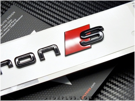 Audi e-tron S Bagaj Yazı e-tron S Logo Amblem
