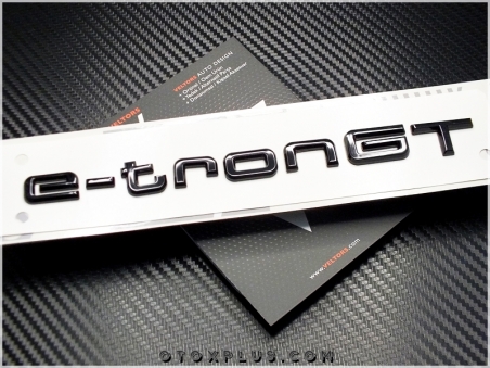 Audi e-tron GT Bagaj Yazı e-tron GT Logo Amblem