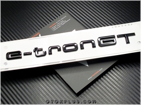 Audi e-tron GT Bagaj Yazı e-tron GT Logo Amblem