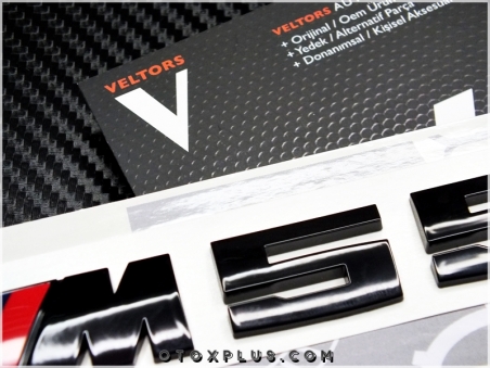 BMW Black / Siyah M 550i / M 550 i Bagaj Yazı Logo Amblem