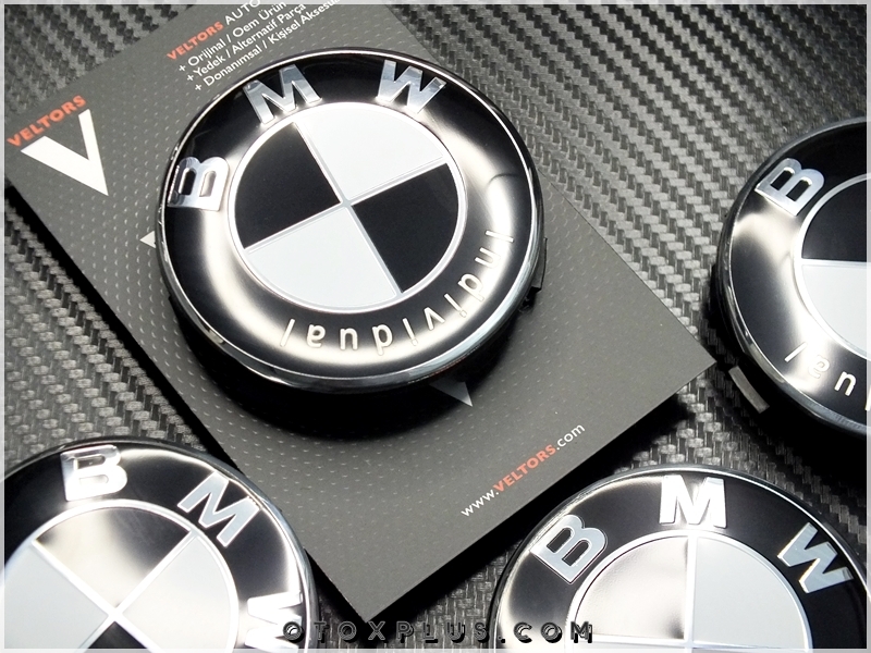 BMW Individual Logo Amblem Jant Göbeği Individual Göbek Kapak Seti BMW Individual Logo Amblem Jant Göbeği Individual Göbek Kapak Seti