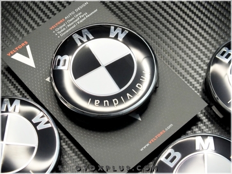 BMW Individual Logo Amblem Jant Göbeği Individual Göbek Kapak Seti